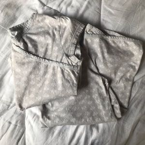 Garnet Hill Intimates & Sleepwear - Garnet Hill Cotton PJs L Gray Garnet Hill Intimates & Sleepwear - Garnet Hill Cotton PJs L Gray